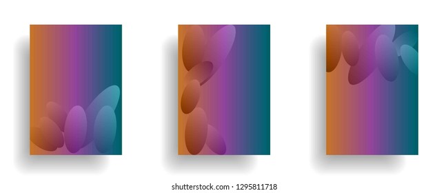 abstract gradient cover background ready use for magazine, business card, poster, flyer, banner, brochure, ready in eps10 - vector