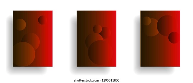 abstract gradient cover background ready use for magazine, business card, poster, flyer, banner, brochure, ready in eps10 - vector