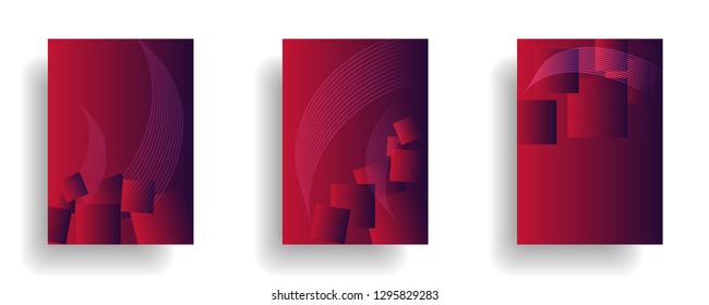 abstract gradient cover background ready use for magazine, business card, poster, flyer, banner, brochure, ready in eps10 - vector