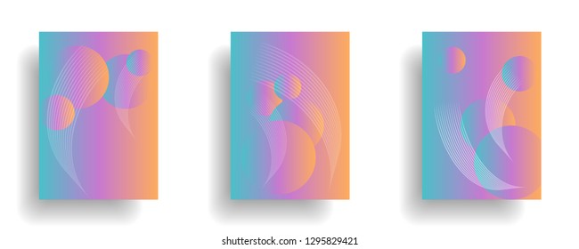 abstract gradient cover background ready use for magazine, business card, poster, flyer, banner, brochure, ready in eps10 - vector