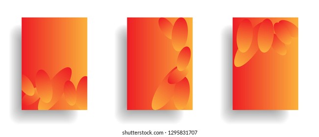 abstract gradient cover background ready use for magazine, business card, poster, flyer, banner, brochure, ready in eps10 - vector