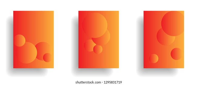 abstract gradient cover background ready use for magazine, business card, poster, flyer, banner, brochure, ready in eps10 - vector