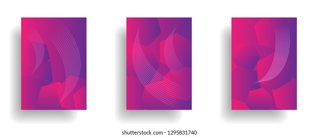 abstract gradient cover background ready use for magazine, business card, poster, flyer, banner, brochure, ready in eps10 - vector