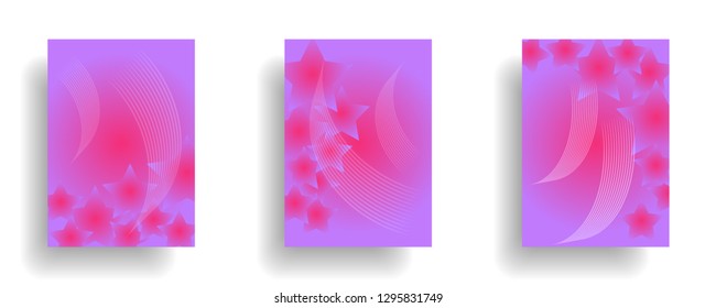 abstract gradient cover background ready use for magazine, business card, poster, flyer, banner, brochure, ready in eps10 - vector
