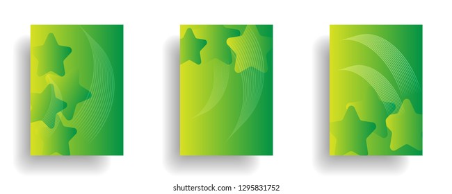 abstract gradient cover background ready use for magazine, business card, poster, flyer, banner, brochure, ready in eps10 - vector
