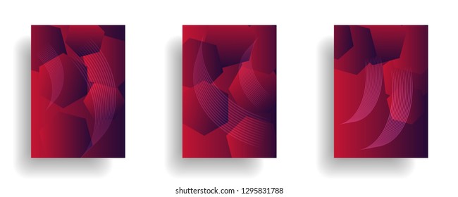 abstract gradient cover background ready use for magazine, business card, poster, flyer, banner, brochure, ready in eps10 - vector