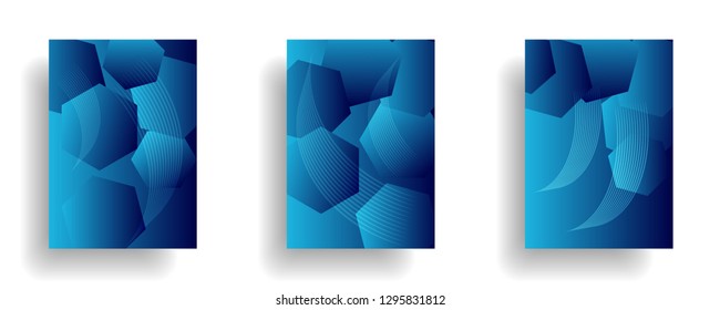 abstract gradient cover background ready use for magazine, business card, poster, flyer, banner, brochure, ready in eps10 - vector