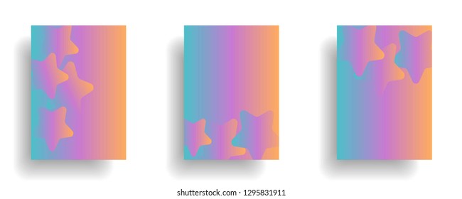 abstract gradient cover background ready use for magazine, business card, poster, flyer, banner, brochure, ready in eps10 - vector