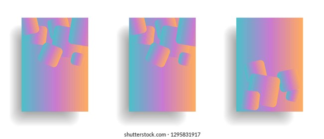 abstract gradient cover background ready use for magazine, business card, poster, flyer, banner, brochure, ready in eps10 - vector