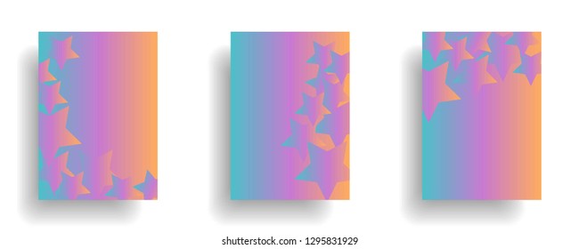 abstract gradient cover background ready use for magazine, business card, poster, flyer, banner, brochure, ready in eps10 - vector