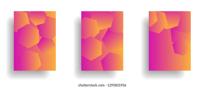abstract gradient cover background ready use for magazine, business card, poster, flyer, banner, brochure, ready in eps10 - vector