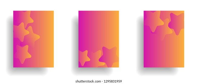 abstract gradient cover background ready use for magazine, business card, poster, flyer, banner, brochure, ready in eps10 - vector