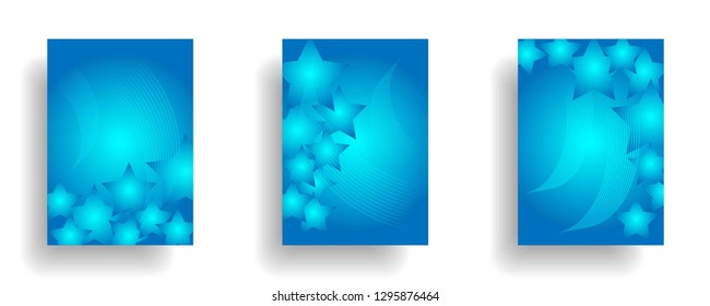 abstract gradient cover background ready use for magazine, business card, poster, flyer, banner, brochure, ready in eps10 - vector