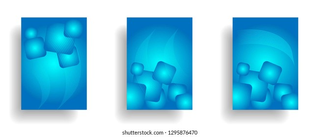 abstract gradient cover background ready use for magazine, business card, poster, flyer, banner, brochure, ready in eps10 - vector