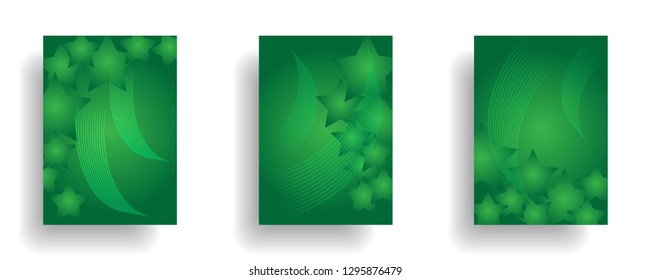 abstract gradient cover background ready use for magazine, business card, poster, flyer, banner, brochure, ready in eps10 - vector