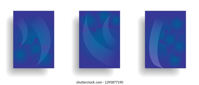 abstract gradient cover background ready use for magazine, business card, poster, flyer, banner, brochure, ready in eps10 - vector