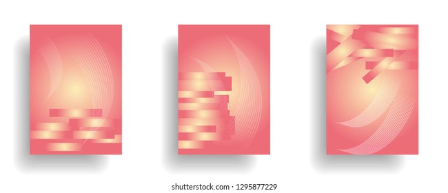 abstract gradient cover background ready use for magazine, business card, poster, flyer, banner, brochure, ready in eps10 - vector