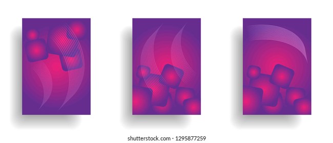 abstract gradient cover background ready use for magazine, business card, poster, flyer, banner, brochure, ready in eps10 - vector