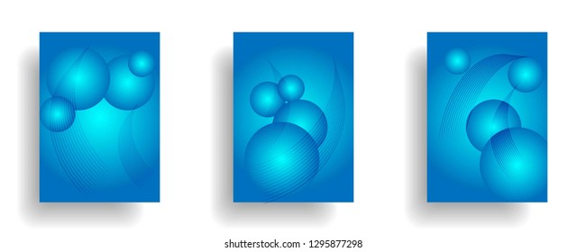 abstract gradient cover background ready use for magazine, business card, poster, flyer, banner, brochure, ready in eps10 - vector