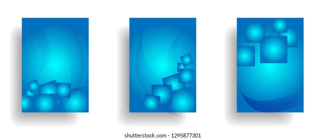 abstract gradient cover background ready use for magazine, business card, poster, flyer, banner, brochure, ready in eps10 - vector