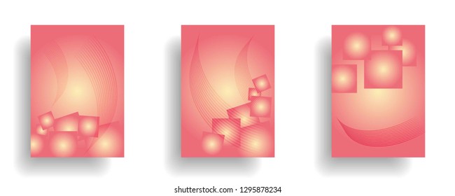 abstract gradient cover background ready use for magazine, business card, poster, flyer, banner, brochure, ready in eps10 - vector