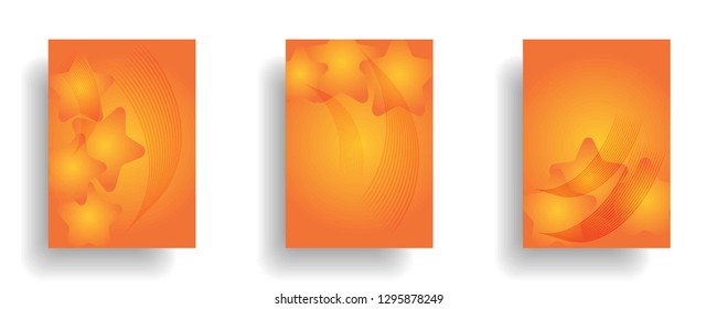 abstract gradient cover background ready use for magazine, business card, poster, flyer, banner, brochure, ready in eps10 - vector