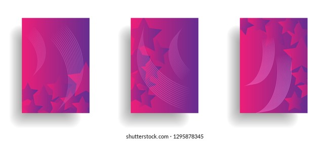 abstract gradient cover background ready use for magazine, business card, poster, flyer, banner, brochure, ready in eps10 - vector