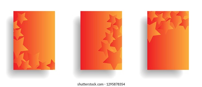 abstract gradient cover background ready use for magazine, business card, poster, flyer, banner, brochure, ready in eps10 - vector