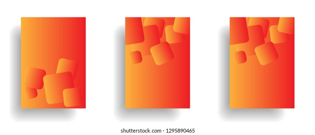 abstract gradient cover background ready use for magazine, business card, poster, flyer, banner, brochure, ready in eps10 - vector