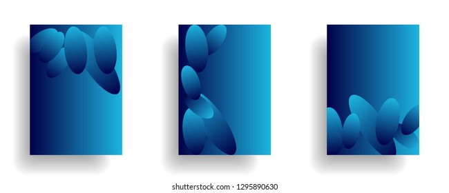 abstract gradient cover background ready use for magazine, business card, poster, flyer, banner, brochure, ready in eps10 - vector