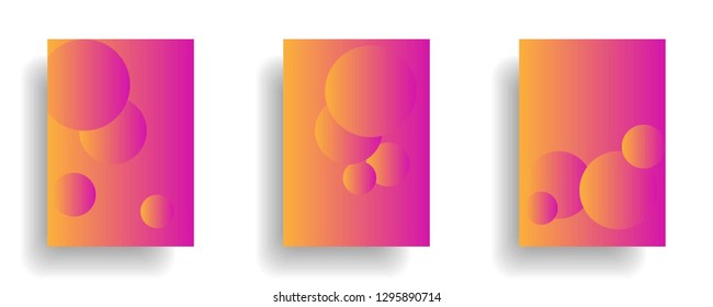 abstract gradient cover background ready use for magazine, business card, poster, flyer, banner, brochure, ready in eps10 - vector
