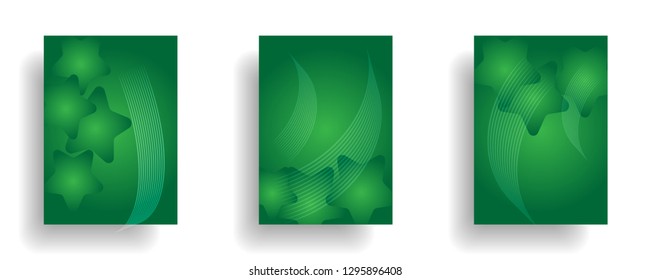 abstract gradient cover background ready use for magazine, business card, poster, flyer, banner, brochure, ready in eps10 - vector