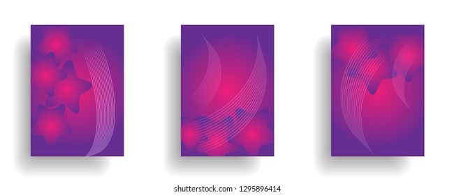 abstract gradient cover background ready use for magazine, business card, poster, flyer, banner, brochure, ready in eps10 - vector