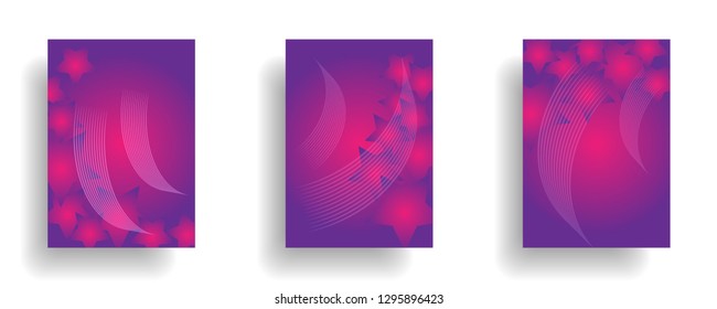 abstract gradient cover background ready use for magazine, business card, poster, flyer, banner, brochure, ready in eps10 - vector