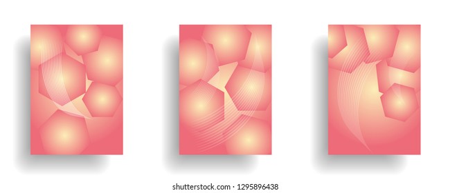 abstract gradient cover background ready use for magazine, business card, poster, flyer, banner, brochure, ready in eps10 - vector