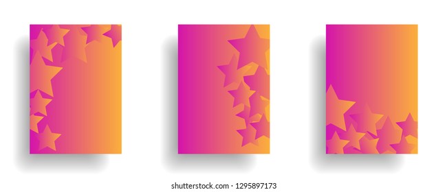 abstract gradient cover background ready use for magazine, business card, poster, flyer, banner, brochure, ready in eps10 - vector
