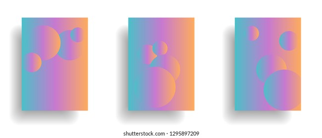 abstract gradient cover background ready use for magazine, business card, poster, flyer, banner, brochure, ready in eps10 - vector