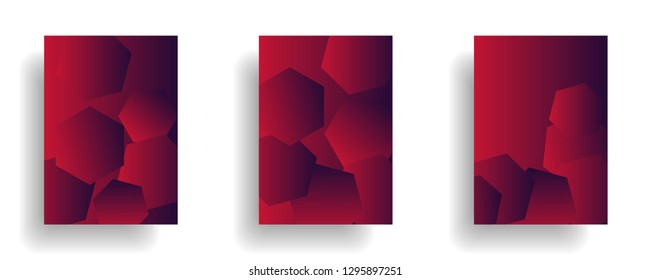 abstract gradient cover background ready use for magazine, business card, poster, flyer, banner, brochure, ready in eps10 - vector