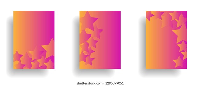 abstract gradient cover background ready use for magazine, business card, poster, flyer, banner, brochure, ready in eps10 - vector