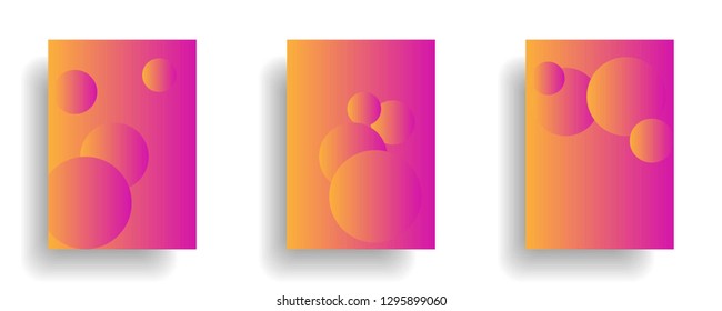abstract gradient cover background ready use for magazine, business card, poster, flyer, banner, brochure, ready in eps10 - vector