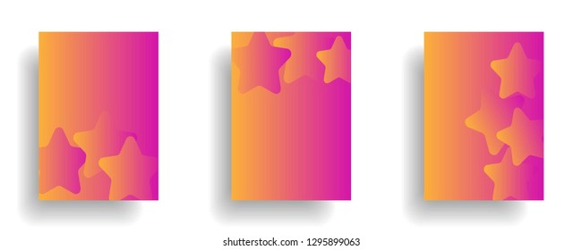 abstract gradient cover background ready use for magazine, business card, poster, flyer, banner, brochure, ready in eps10 - vector