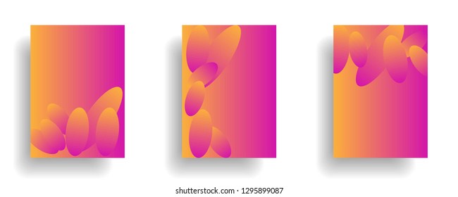 abstract gradient cover background ready use for magazine, business card, poster, flyer, banner, brochure, ready in eps10 - vector