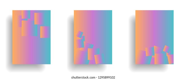abstract gradient cover background ready use for magazine, business card, poster, flyer, banner, brochure, ready in eps10 - vector