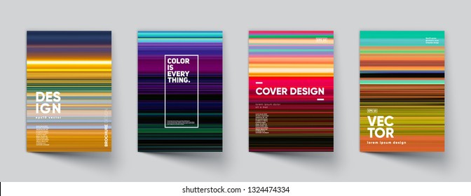 Abstract gradient covers set. Eps10 vector.