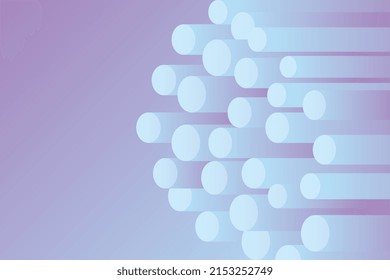 Resumen de los cilindros de gradiente en movimiento. Fondo vectorial de forma horizontal