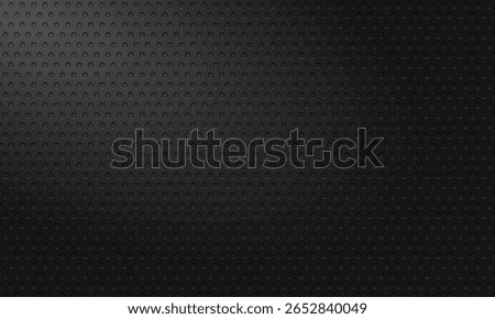 abstract gradient dark black texture dotted pattern metal or carbon fiber copy space background