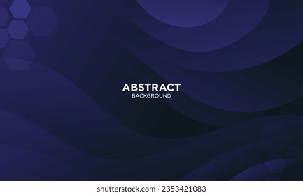 Abstrakter, dunkelvioletter, flüssiger Hintergrund. Modernes Hintergrunddesign. Dynamische Wellen. Zusammensetzung der flüssigen Formen.  Geeignet für Website, Banner, Broschüren, Poster