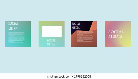 abstract gradient design background for social media and more eps 10
