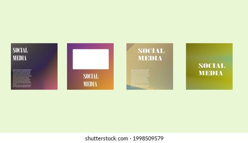 abstract gradient design background for social media and more eps 10
