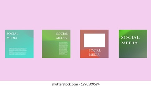abstract gradient design background for social media and more eps 10
